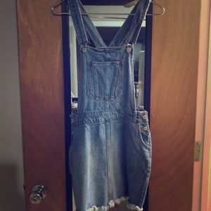 Overall Denim Skirt